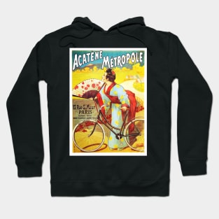 Acatene Metropole Bicycle Poster Hoodie